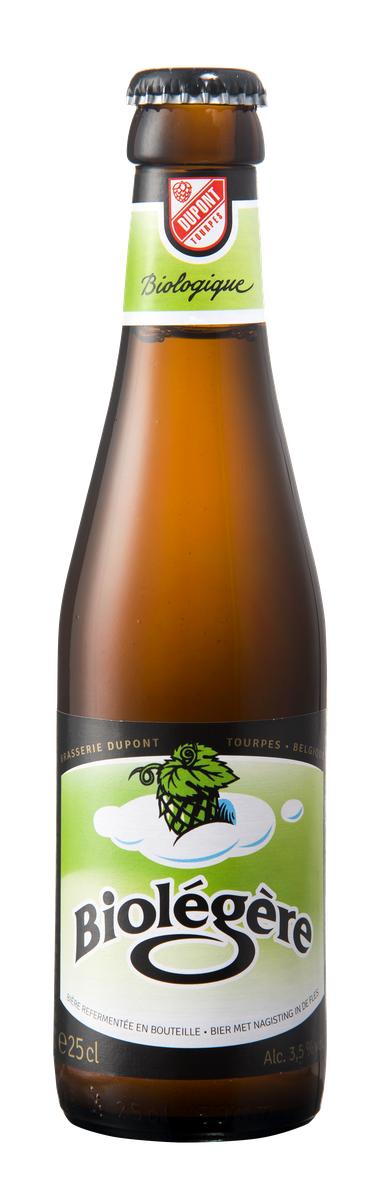 5410702000409 Biolégère 25cl - Packshot officiel bouteille haute définition Brasserie Dupont